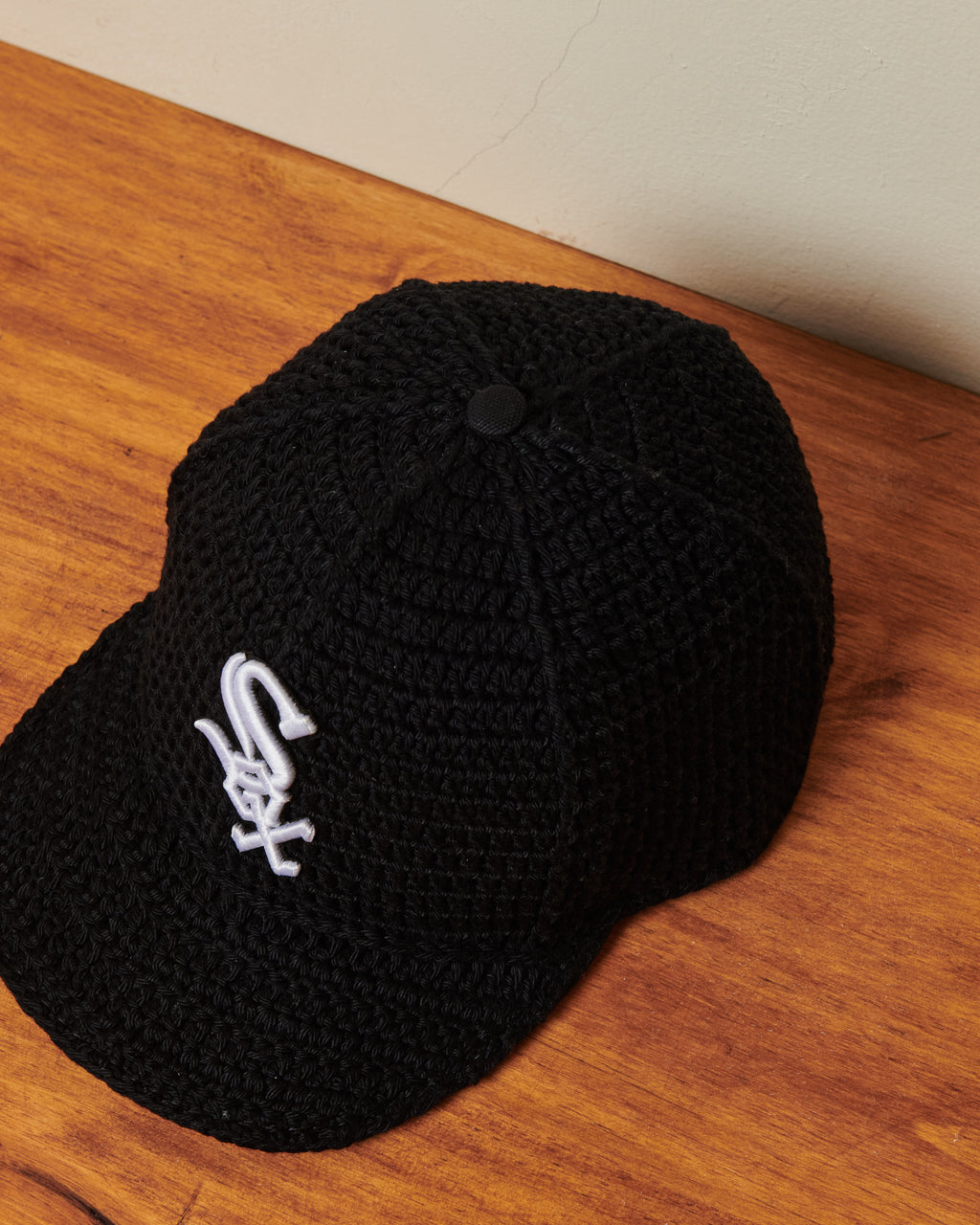 Chicago White Sox Crochet Fitted - Black