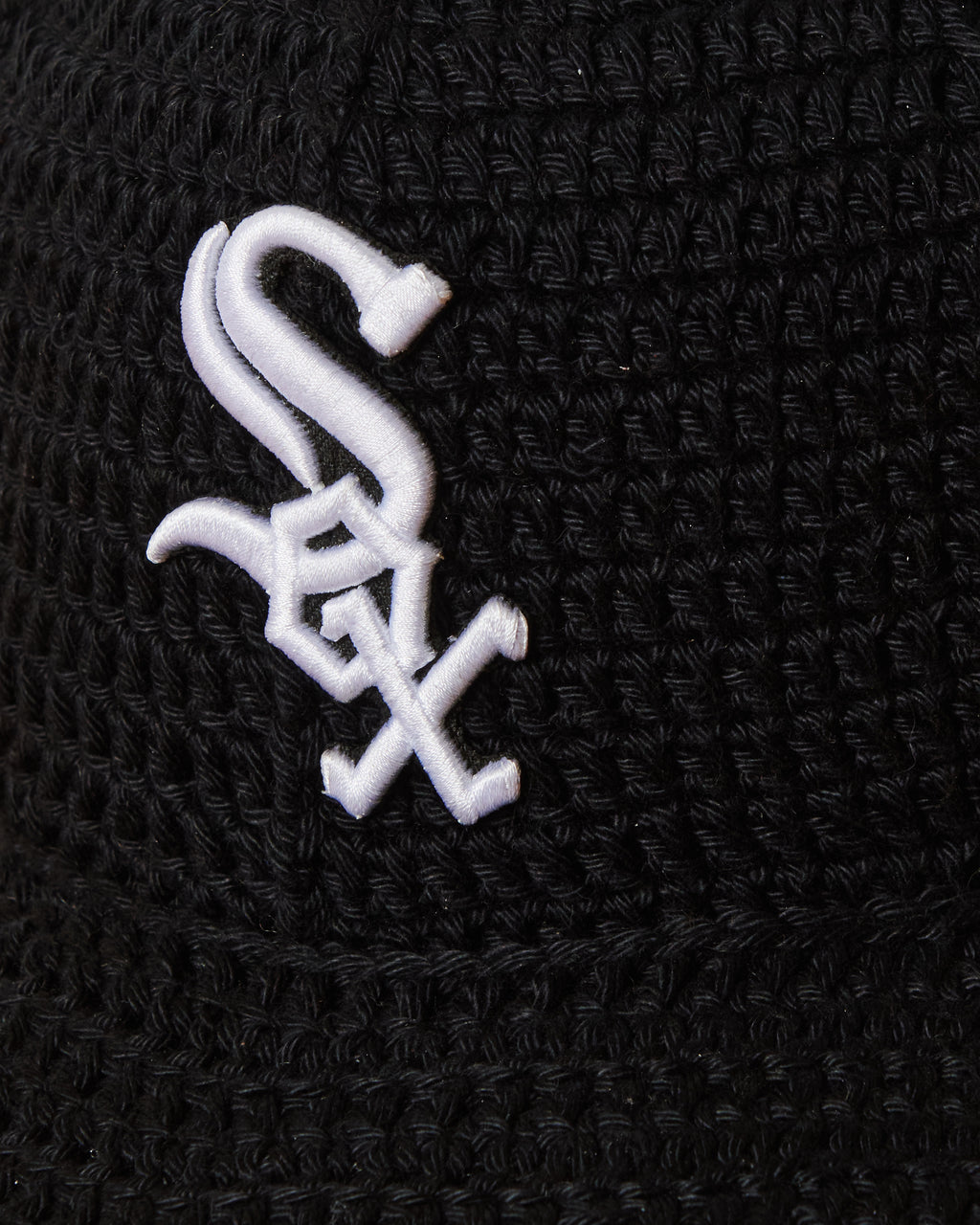 Chicago White Sox Crochet Fitted - Black