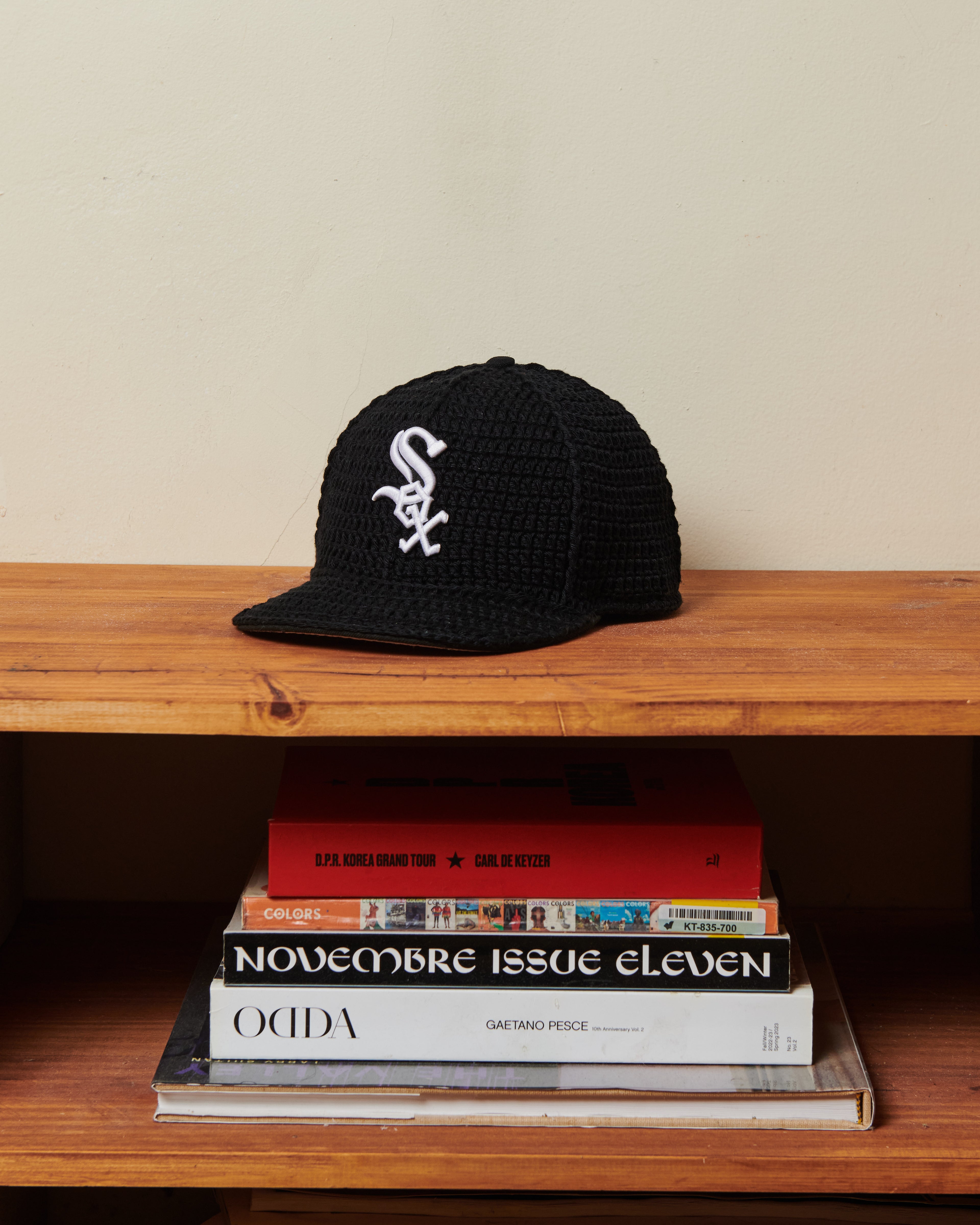 Chicago White Sox Crochet Fitted - Black