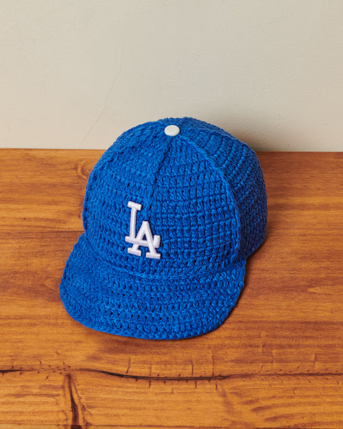 LA Dodgers Crochet Fitted - Blue