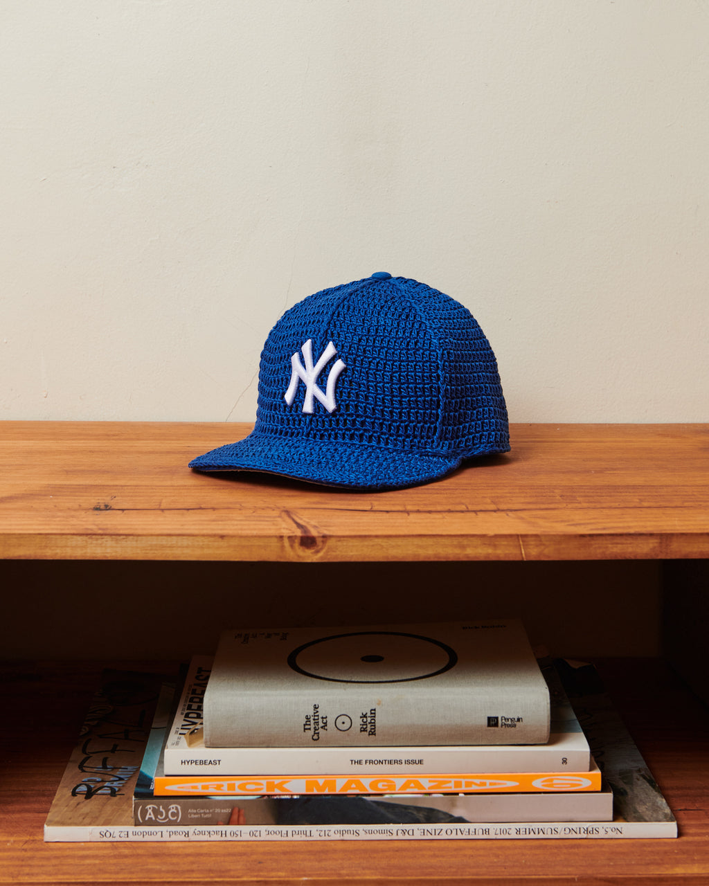 NY Crochet Fitted - Navy