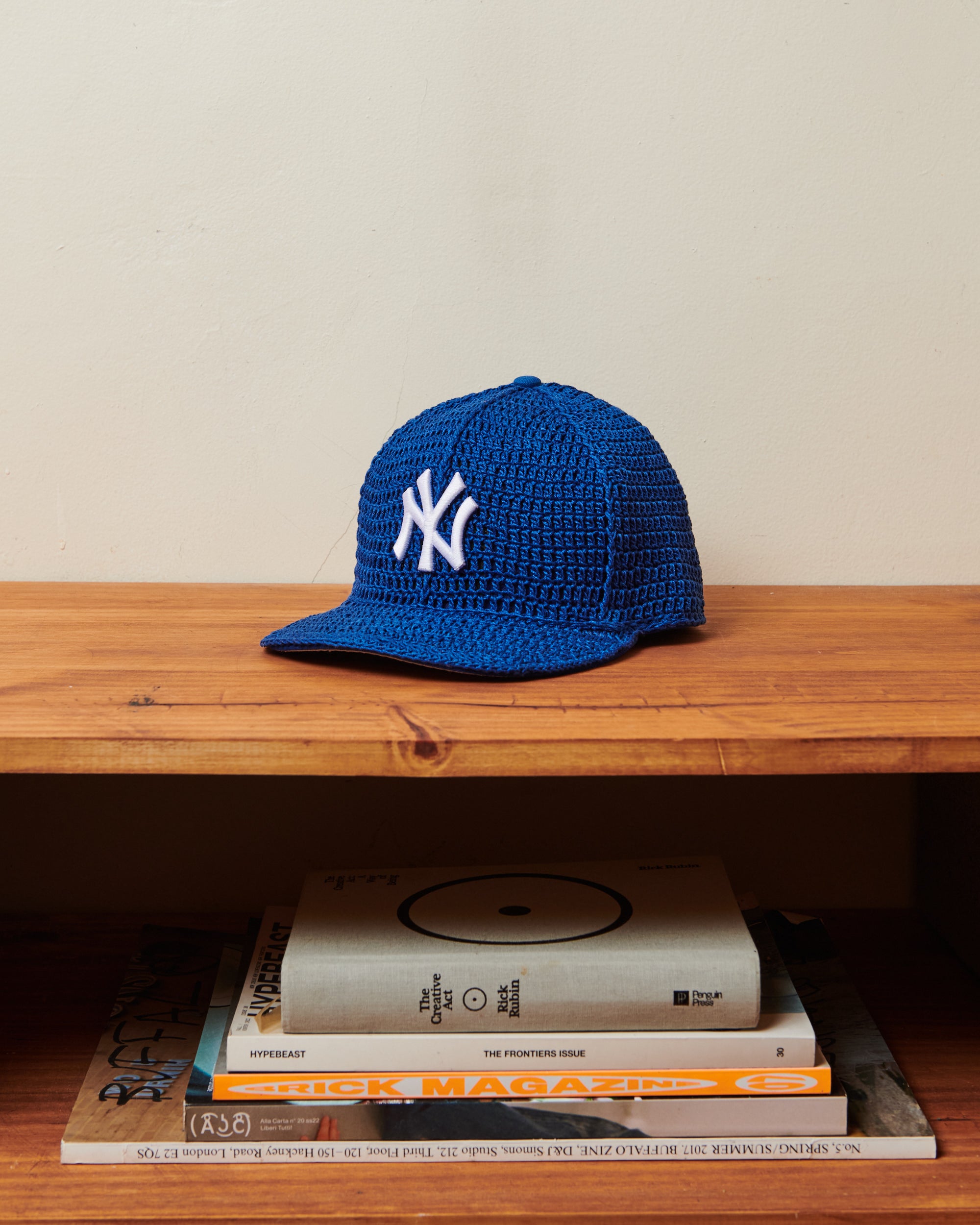 NY Crochet Fitted - Navy