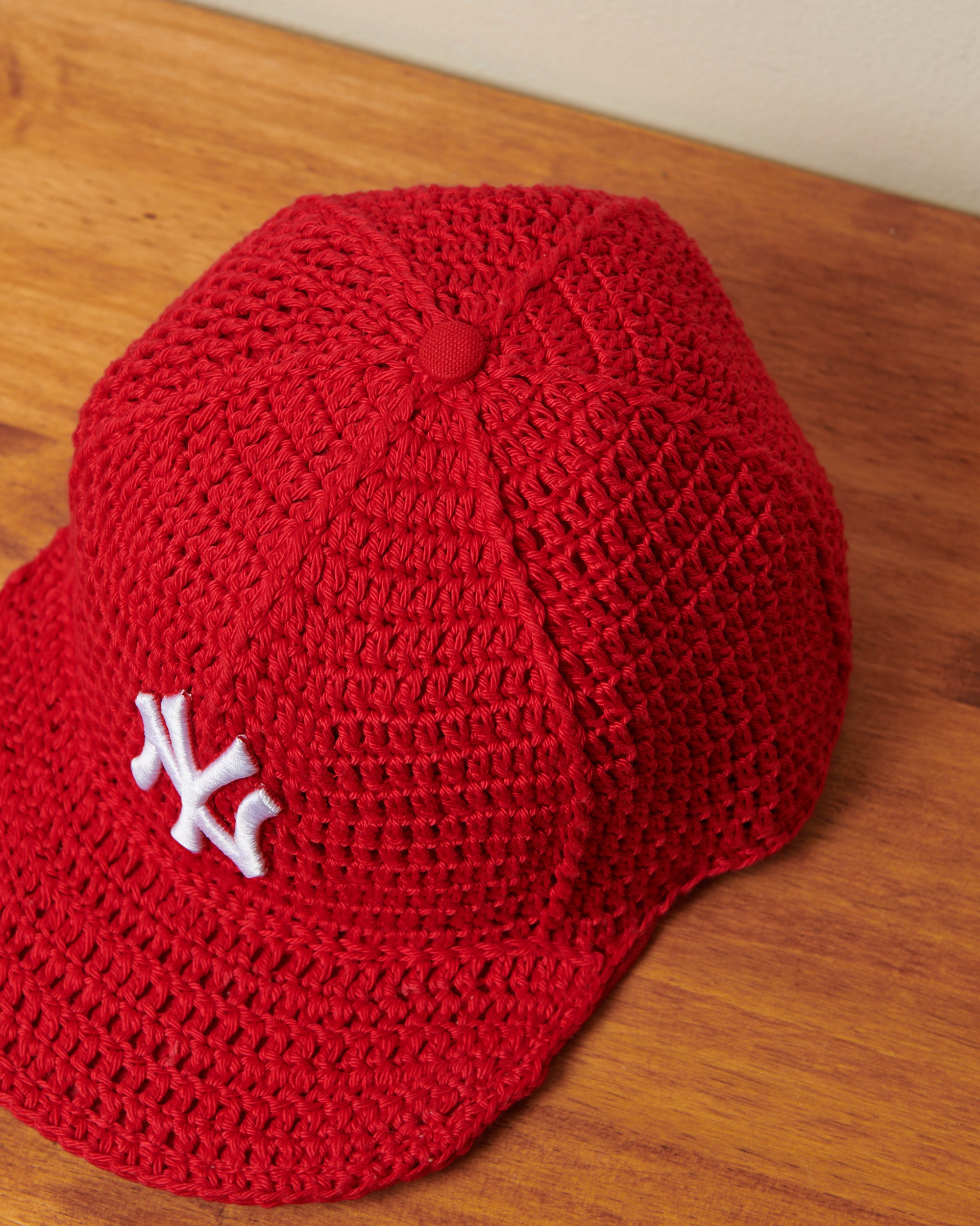 NY Crochet Fitted - Red